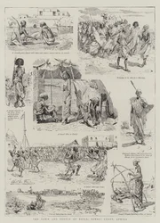 Die Stadt und die Menschen von Zaila, Somali-Küste, Afrika